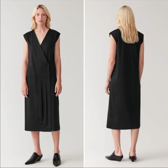 cos black dress sale